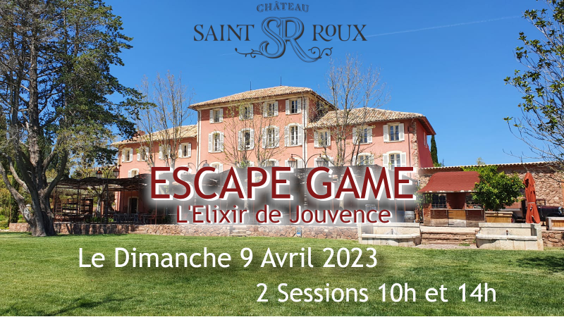 escape game dans un domaine viticole au milieu des vignes